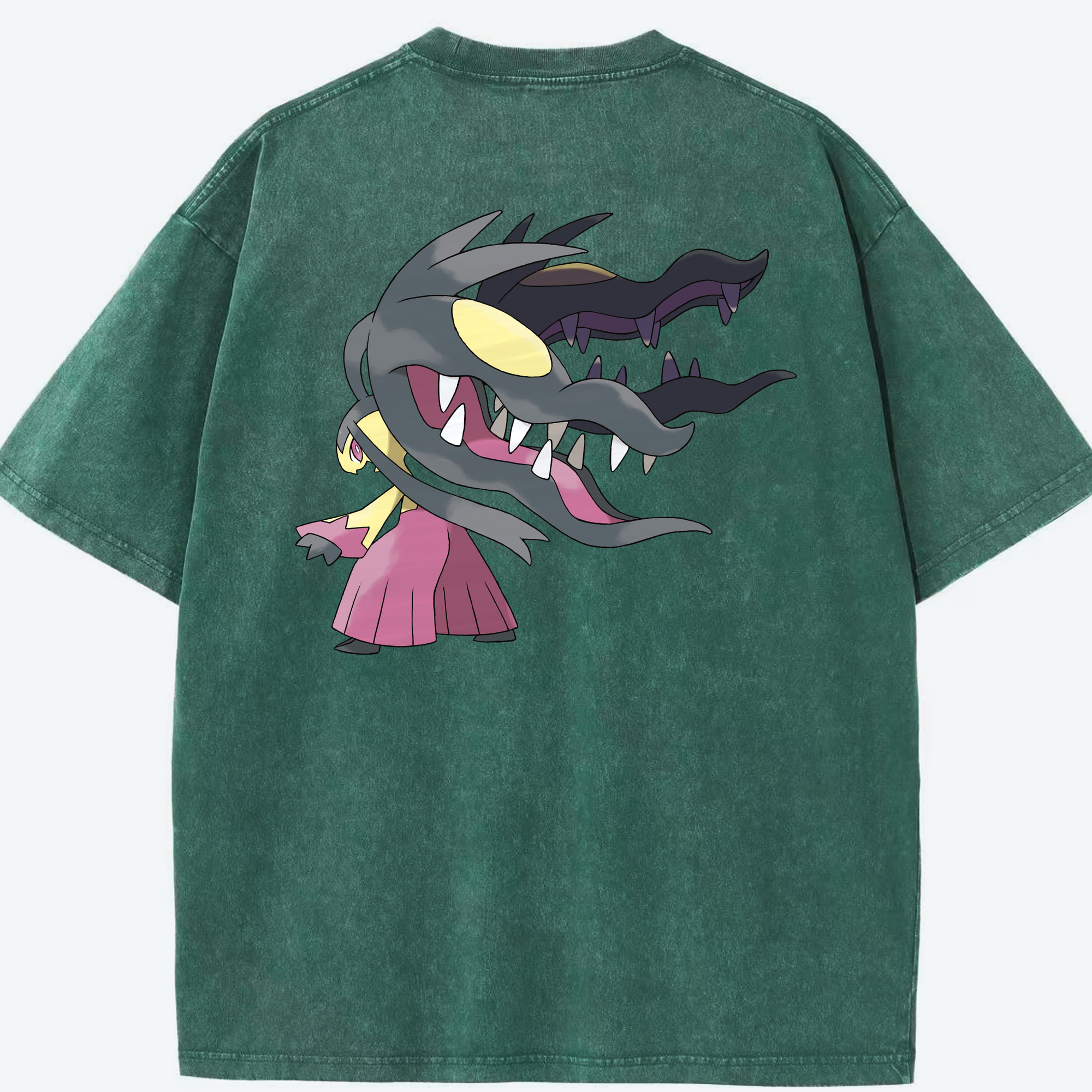 （画像用） ポケットモンスター Pokémon 綿100% ヴィンテージ風 半袖Tシャツ（背面プリント）